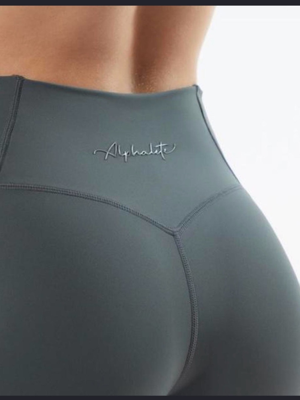 Alphalete Pulse Kinetic Legging Sage Green Size XS